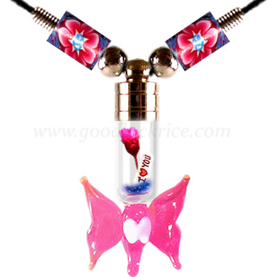 RB-33PINK (Pink Butterfly Bottle)